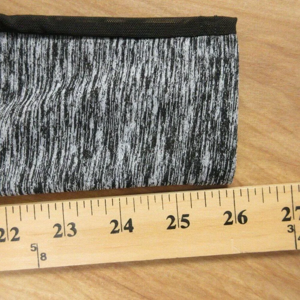 HOLLISTER Cali Sport Leggings Sz XS Workout Gym‎ Gray Heather Sheer Black Panels